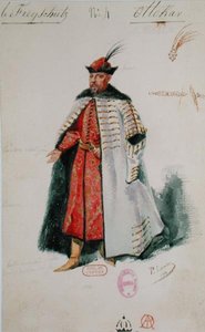 Książę Ottocar z opery Der Freischutz Carla Marii von Weber (1786-1826) 1841 (wc na papierze)
